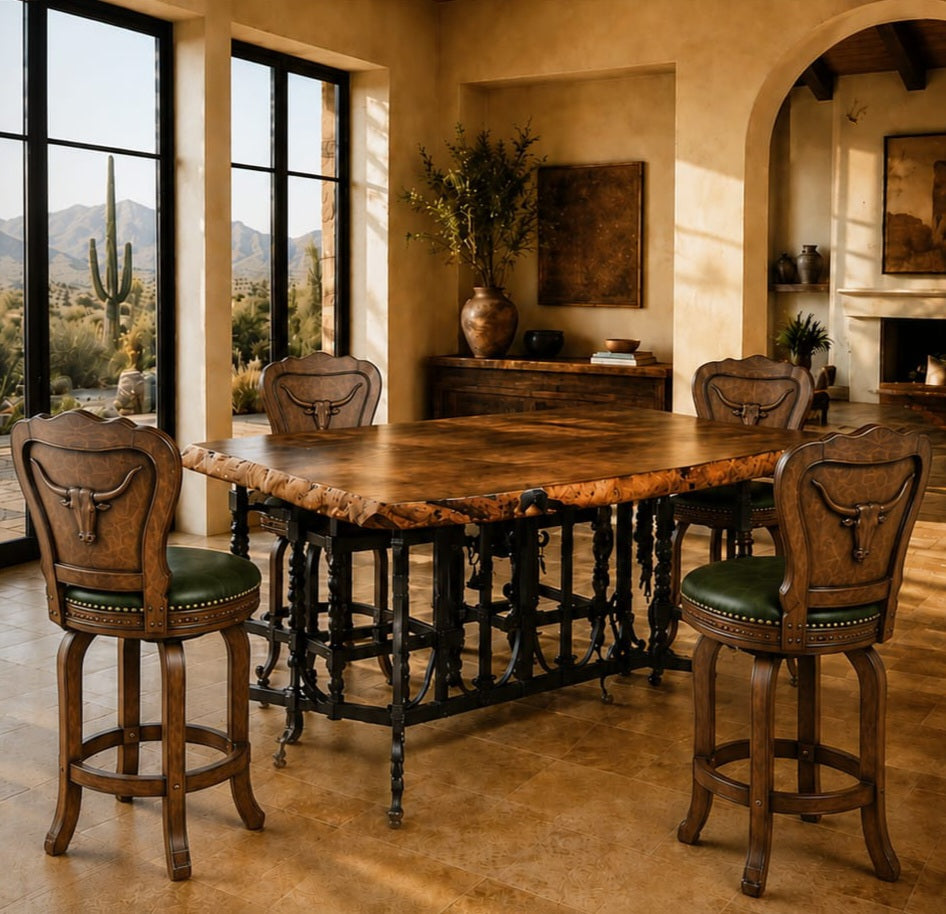 Kitchen Island Mesquite LiveEdge 