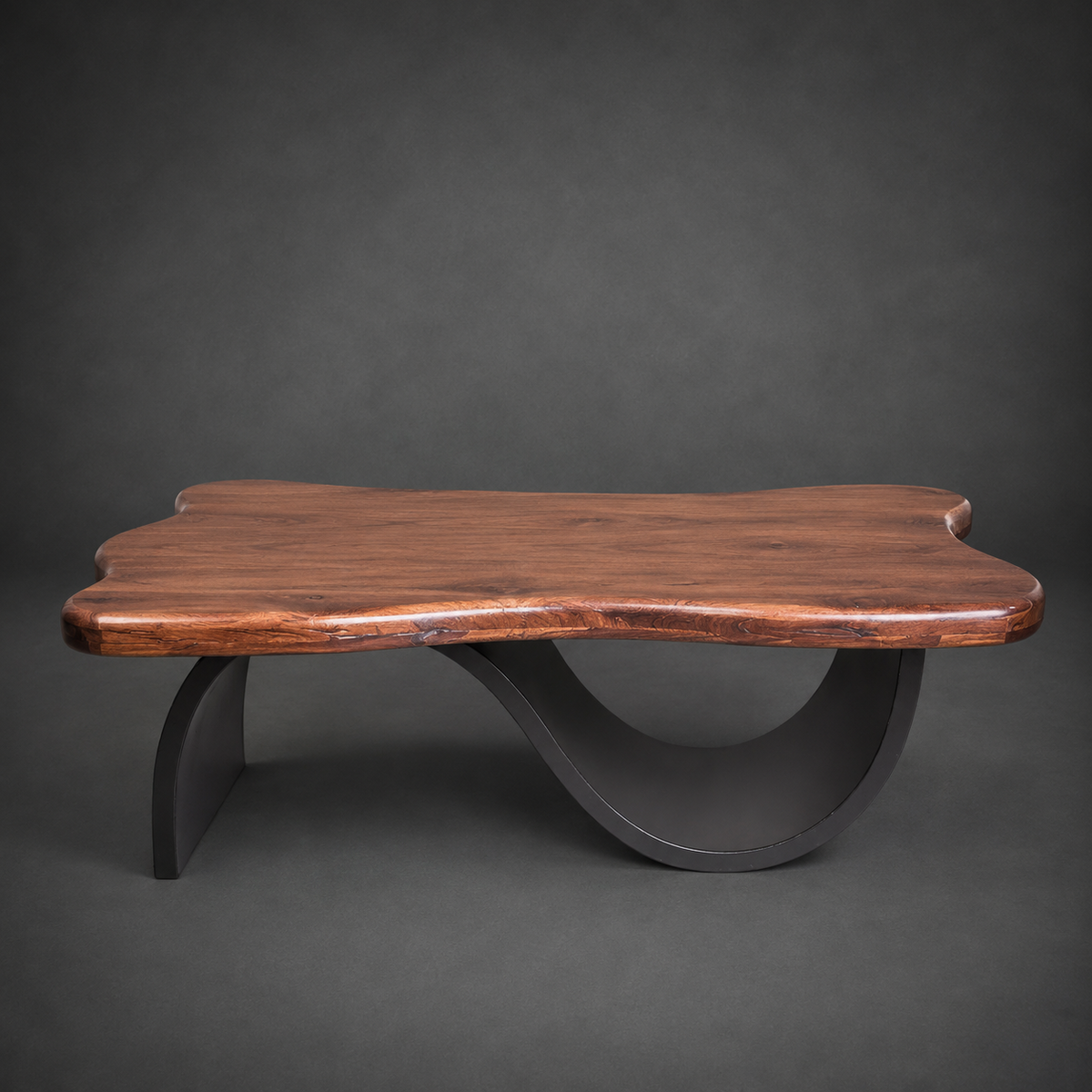 Freeform Mesquite Coffee Table with Bullnose Edge | 1257 AA