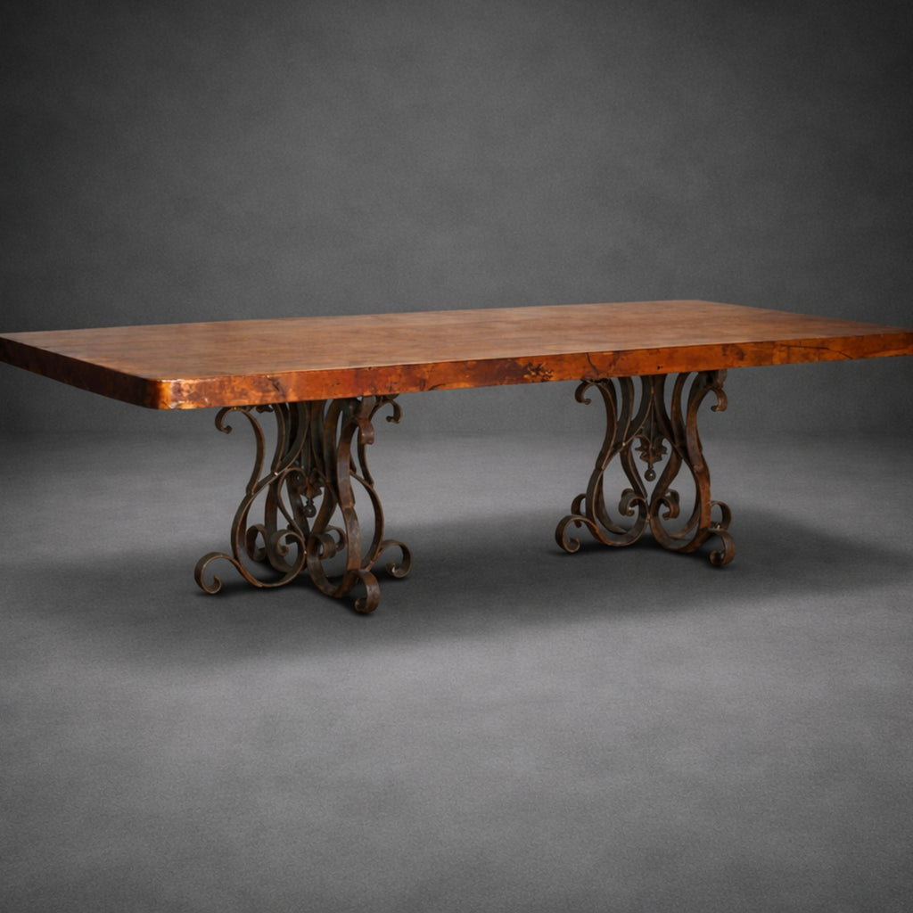 Rectangular Copper Dining Table – 1246R