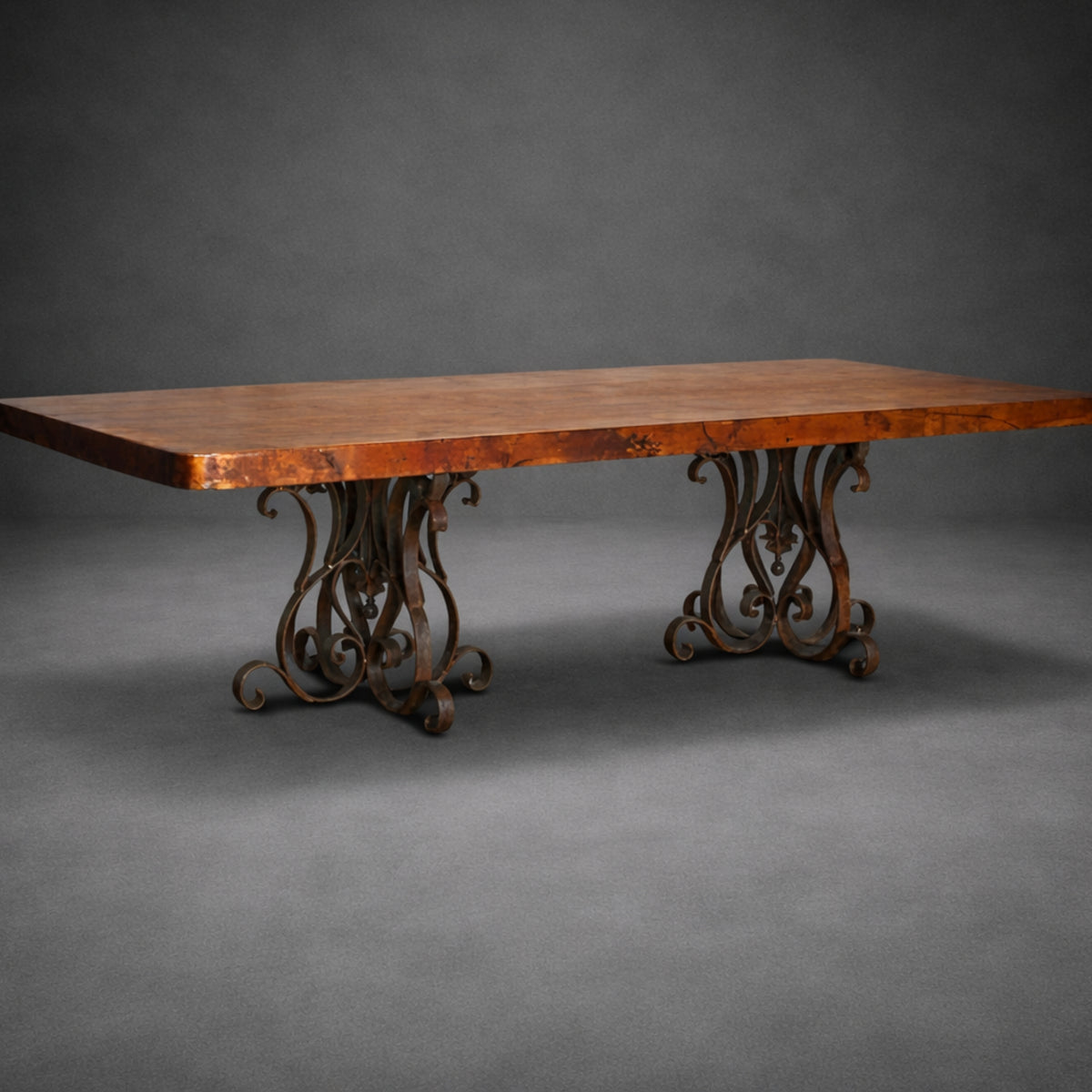 Rectangular Copper Dining Table – 1246R