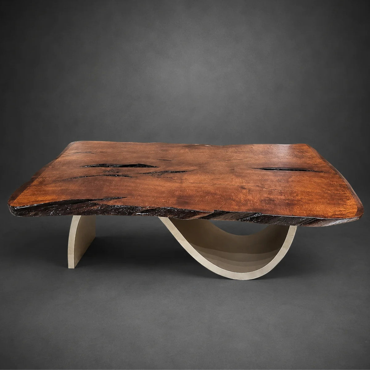 Freeform Mesquite Coffee Table with Bullnose Edge | 1257 AA