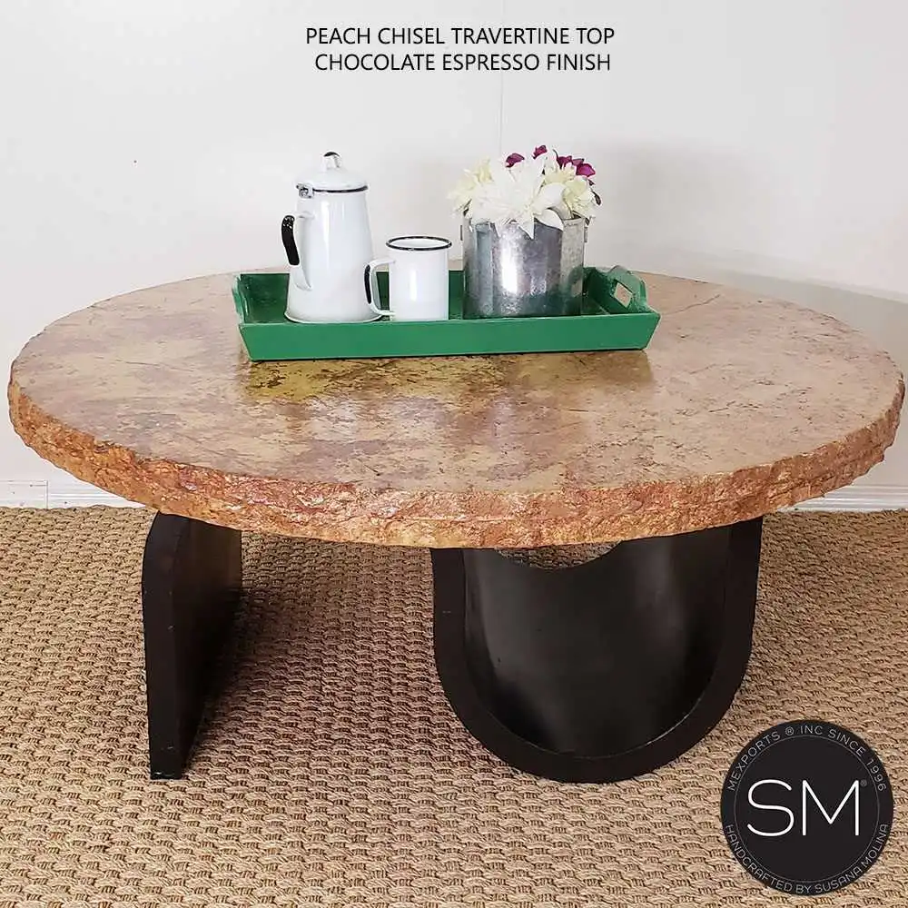 round-coffee-table-peach-chisel-travertine-1257-AAAT