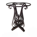 bar table wrought iron