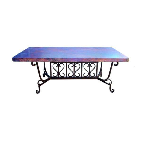 hammered copper desk tables