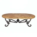 Oval coffee tables with a sleek design, showcasing a stylish and functional shape suitable for various decor styles.